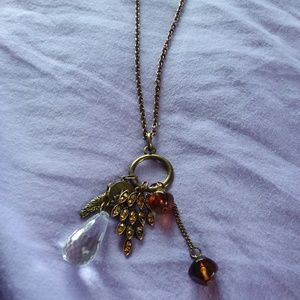 Long Necklace with an Assortment of Charms